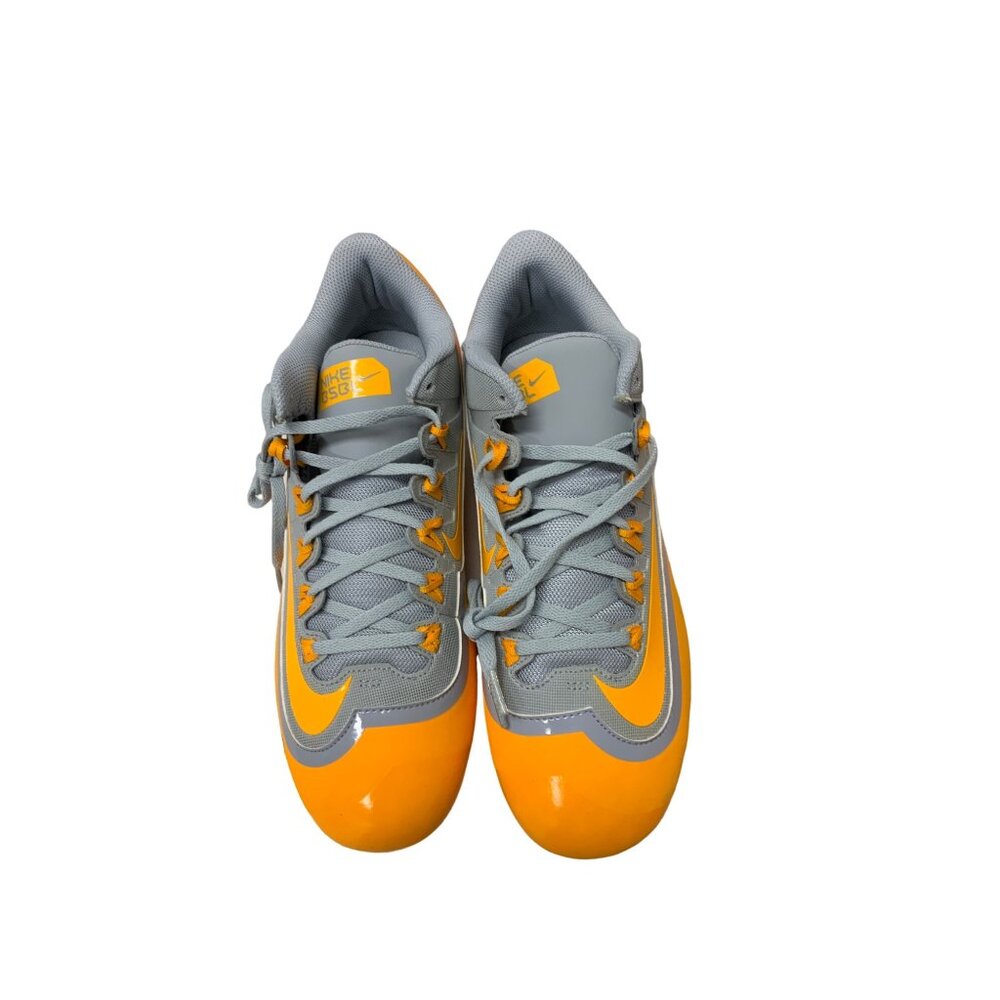 Nike Huarache Baseball Cleats Yellow & Grey Lightweight  Durable Rubber Sole